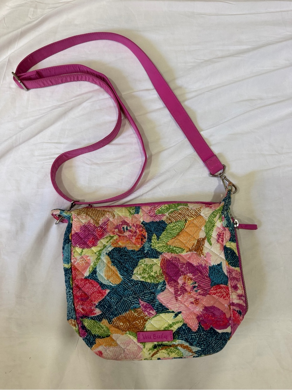 Vera Bradley Carson Mini Hobo Bag Superbloom Floral Bag